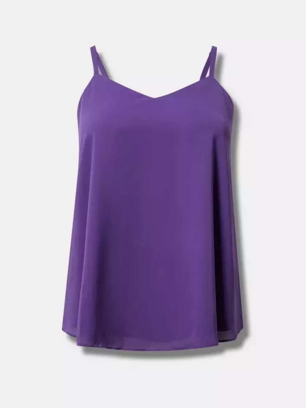 Torrid Purple Sophie Chiffon Swing Cami Size 1 - Picture 11 of 12